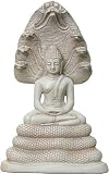 Naga Buddha on Snake Base Statue