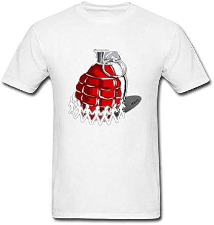 Susyrion Men's Anti Terrorism Hand Grenade Basic Short Sleeve T-Shirt M