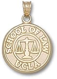 UCLA Bruins Solid 10K Gold ''UCLA LAW'' Pendant