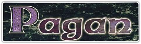 Bumper Sticker Decal - Pagan - Witch, Witchcraft, Wicca - Sticker Graphic - Auto, Wall, Laptop, Cell