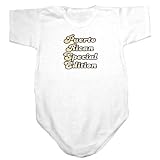 Baby Bodysuit White  Puerto Rican Special Edition / Golden Transfer  Puerto Rico Country