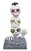 Halloween Solar Dancing Pumpkins, Skull Heads and Black Cat, 3-pc Set