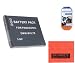Replacement DMW-BCL7 Battery for Panasonic Lumix DMC-SZ3 DMC-XS1 DMC-FH10 DMC-F5 Digital Camera + LCD Screen Protectors + Cleaning Cloth