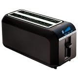 T-Fal TT6802002 4-Slice Digital Toaster, black