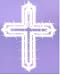 LIGHTED EASTER CROSS WINDOW DECORATION 19