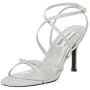 Dyeables Women's Zoe Sandal,Silver Glitter,5 M
