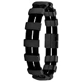 Search : Invicta Men's Elements Collection Double Black Rubber Straps with Black Ion Plated Stainless Steel Links Bracelet #5957