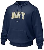 Navy Midshipmen NCAA Embroidered Hooded Sweatshirt By Nike Team Sports