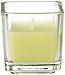 Zest Candle 12-Piece Votive Candles, Sage Green Square Glass