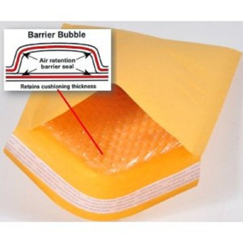 Propackagingsupply #0 Kraft Bubble Mailer Padded Envelopes, 250 Qty