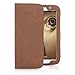 Snugg Galaxy Note 8 Case - Smart Cover with Flip Stand & Lifetime Guarantee ('Distressed' Brown Leather) for Galaxy Note 8