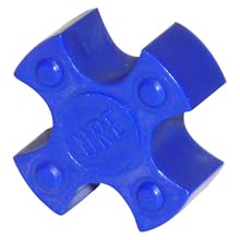 Lovejoy Jaw Coupling, L Type, Jaw Coupling Solid Center Elastomer Spider, Urethane
