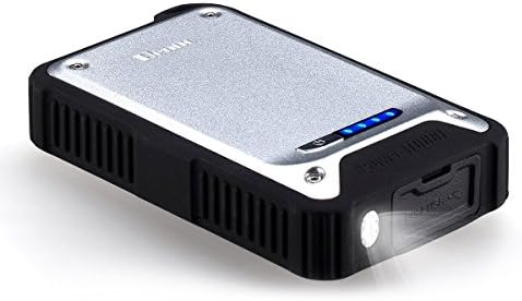 Portable External Battery, Benuo [Warrior Series] [Dual USB Outputs] Stylish Power Bank Charger [Broad Compatibility] [Quick Charging] for iPhone 6 / 6 Plus / iPad / iPod / Samsung & Smart Phones, Tablet (Silver)