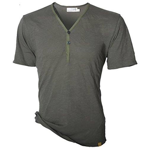 Danzi Men's V-neck Sports Outdoor Short Sleeve T-shirt