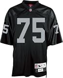 Men`s Oakland Raiders #75 Howie Long Team Retired Premier Jersey - M