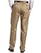 Savane Men's No Iron Comfort Waist Flat Front Luster Twill Pant