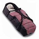 i'coo 342107 - Tragetasche Cosycocoon 2-in-1, Black Red Flower