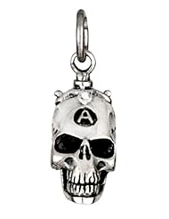 Sterling Silver Skull Pendant