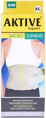 Aktive Elastic Contoured Sacro Lumbar Support Beige Medium
