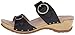 Dansko Women's Manda Slide Sandal, Black Full Grain, 38 EU/7.5-8 M US