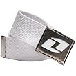 One Industries Wheelz Men's Race Wear Belt w/ Free B&F Heart Sticker Bundle - White