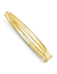 14k Polished Safety Clasp 4.75mm Bangle