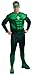 Rubie's Costume Co Men's Green Lantern Adult Deluxe Hal Jordan Costume With Muscle Chest