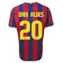FC Barcelona 2009-10 DANI ALVES 20 Home Soccer Jersey Size Medium