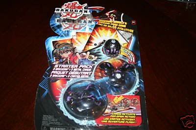 Skyress - Griffon and Mystery Marble Black Bakugan Battle Brawlers Starter Pack Series 1 with 3 Metal Gate Cards images