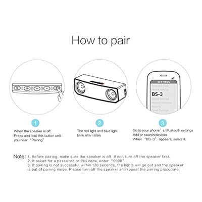 Bluedio BS3B001 Bluetooth Speakers (Black)