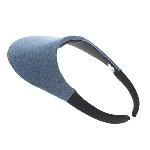 The "Original" No Headache Womens Sun Visor Hat (Denim) Apparel