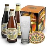 アンカー　グラス付きビールセット 355ｍｌ瓶×3本 ＜スチーム・リバティーエール・ポーター＞ オリジナルグラス・コースター付