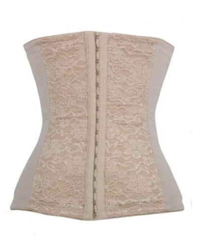 Camellias Elasticity Lace Waist Training Cincher Underbust Corset Body Shaper