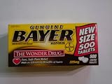 Bayer Genuine Aspirin 325mg 500 tablets