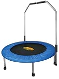 Pure Fun 40-Inch Mini Trampoline with Handrail