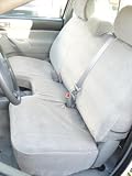 Exact Seat Covers, T928 V7, 2009-2011 Toyota Tacoma Bench Seat, Gray Velour