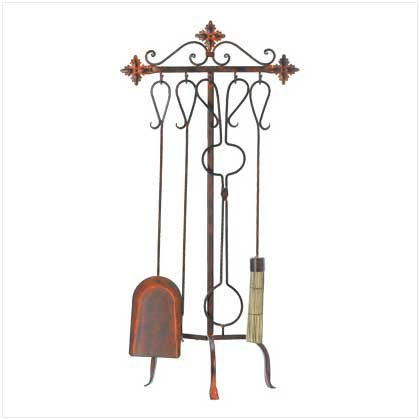 Tuscan Fireplace Tool Set 5 Pieces