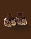 Luxe Leopard Designer Baby Booties by Bearington Baby Collection