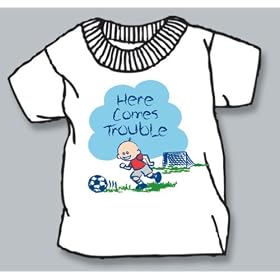 Here Comes Trouble Soccer T