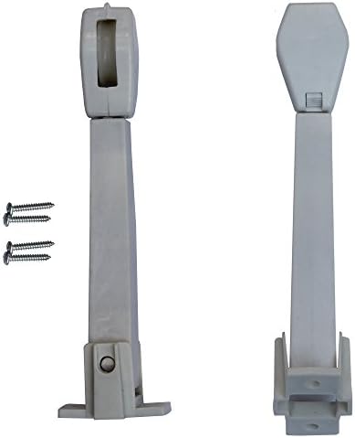 2 Pack 6" Heavy Duty Curtain Blind Cord Track Cord Tension Pulley - Child Safety Device - Spring Loaded with Screws