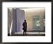 Statue of Harry S Truman in the Truman Presidential Museum and Library, Independence, Missouri, USA Framed Art Poster Print by Connie Ricca, 22x18