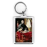 St. Ildefonsus (oil on canvas) by El Greco - Acrylic Keyring - Art247 - Standard Size