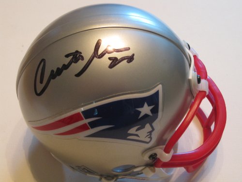 CURTIS MARTIN,NEW YORK JETS,NEW ENGLAND PATRIOTS,PITTSBURGH,PITTS,SIGNED MINI HELMET WITH COA