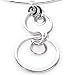 Jewelry : Sterling Silver Large Giro Bulls Eye Pendant On Collar Necklace