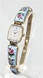 MARINOFF Women's Handpainted Limited Edition Russian Artisan Watch. Model: MAR-BL-250