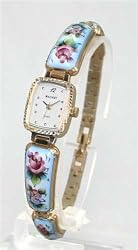 MARINOFF Women's Handpainted Limited Edition Russian Artisan Watch. Model: MAR-BL-250