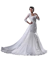 Strapless Floor Length Mermaid Natural   Waistline Lace Vintage  Dress