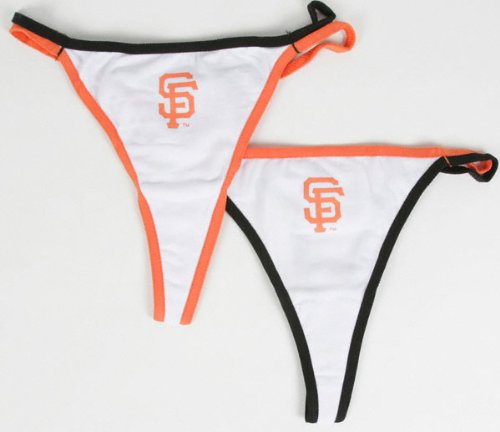 Buy San Francisco Giants Ladies Sporty Stripe Thong 2-Pack