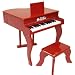 Schoenhut Fancy Baby Grand Piano- Red