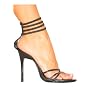 Hot Multi-Ankle Band Stilettos from Hot Fash Shoes - HILTON Black